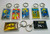 Batman Keychain Lot Of 7 Different Licensed Official DC Comics Superhero's 1980s
