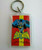 Batman Orange Yellow Keychain 1982 Original Licensed Official DC Comic Button Up