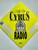 Billy Ray Cyrus Backstage Pass Original Concert Tour Unused Old Radio Design