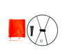 18" diameter x 60" long windsock and frame kit