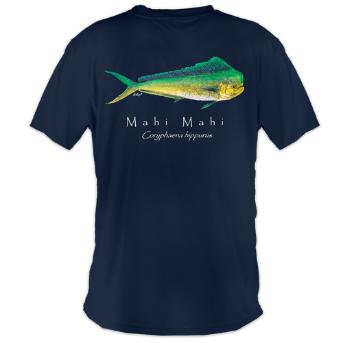Realfish Mahi Mahi Cotton Short Sleeve T-Shirt, Gyotaku