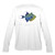 Realfish Queen Triggerfish Men's Long Sleeve Performance Wear Shirt, Gyotaku