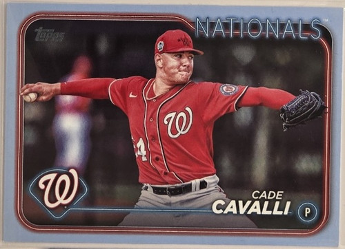 Topps Update Series – Cade Cavalli Washington Nationals #US126 42/50
