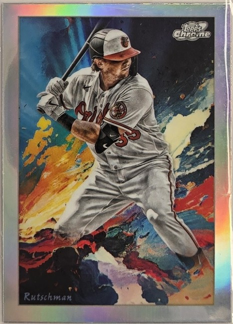 2024 Topps Chrome Baseball – Adley Rutschman Baltimore Orioles #STN-21