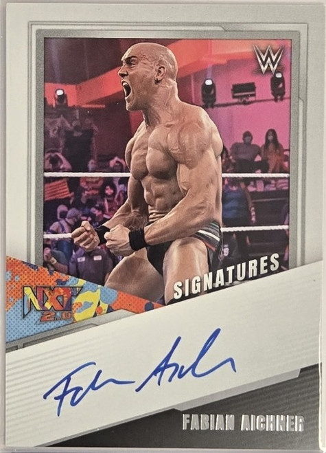 2022 Panini NXT WWE Signatures – Fabian Aichner #NS-FAH On-Card Auto