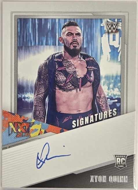 2022 Panini NXT WWE – Signatures Xyon Quinn #NS-XQN RC On-Card Auto