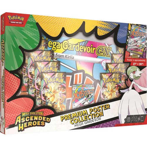 Pokémon TCG: Ascended Heroes Premium Poster Collection – Mega Gardevoir