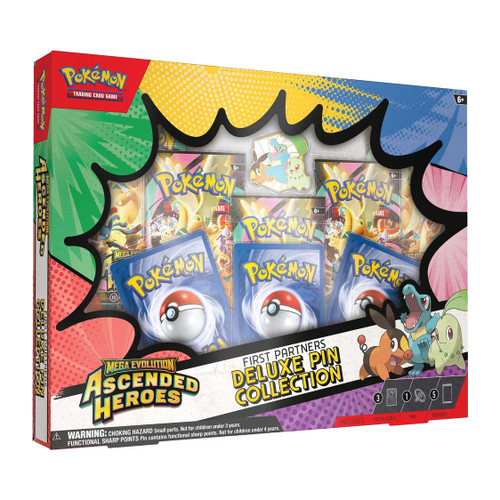 Pokémon - TCG - Ascended Heroes First Partners Deluxe Pin Collection