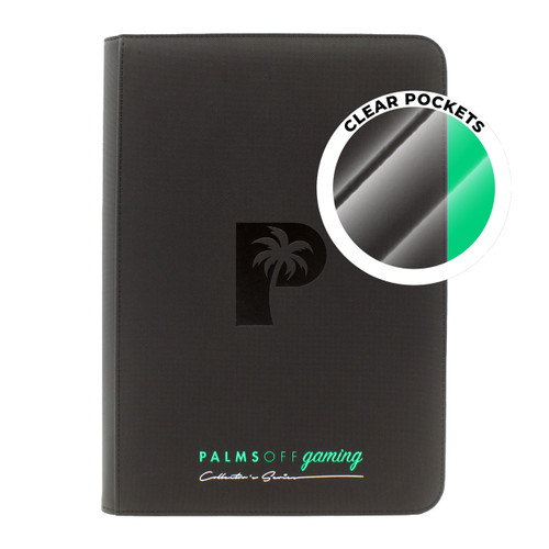 Palms Off Gaming: Collector's Series Top Loader Zip Binder (Clear) Palms Off Gaming: Collector's Series Top Loader Zip Binder (Clear)