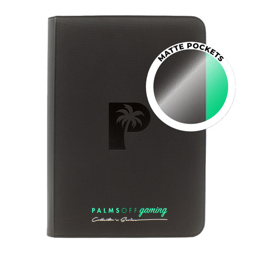 Palms Off Gaming: Collector's Series Top Loader Zip Binder (Matte) Palms Off Gaming: Collector's Series Top Loader Zip Binder (Matte)