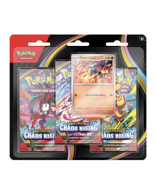 Pokémon TCG: Mega Evolution – Chaos Rising 3-Pack Blister