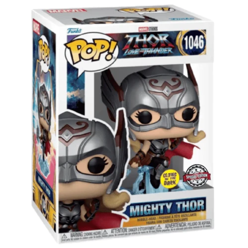 Funko Pop! Vinyl – Marvel Thor: Love and Thunder – Mighty Thor #1046 (Special Edition) Glow in the Dark