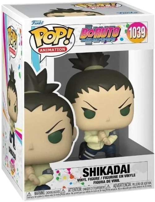 Funko Pop! Vinyl – Boruto: Naruto Next Generations – Shikadai (Front box glue)