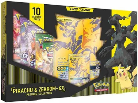 Pokémon TCG: Tag Team GX Premium Collection Pikachu & Zekrom Box