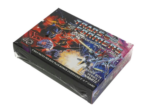 Dynamite: 2024 Transformers 40th Anniversary Trading Cards Blaster Box
