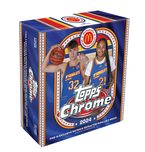 2024 Topps Chrome McDonald’s All American Basketball Mega Box