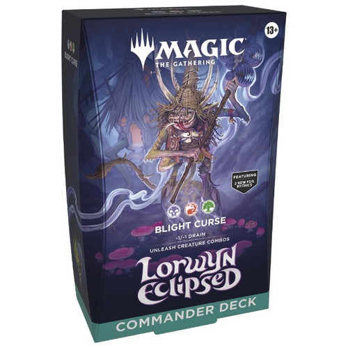 Magic: The Gathering – Lorwyn Eclipsed - Blight Curse Commander Deck Magic: The Gathering – Lorwyn Eclipsed - Blight Curse Commander Deck