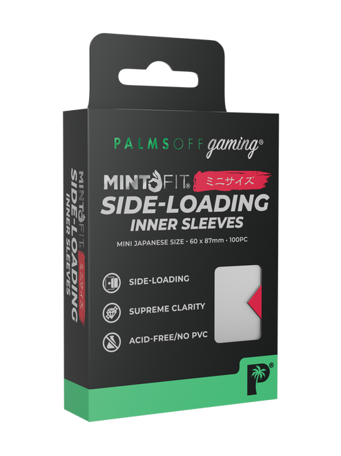 Palms Off Gaming: MintFit Side-Loading Inner Sleeves - Japanese Mini Size