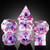 Aussie Card Essentials: 7 RPG Sharp Point Resin Dice - Flower Series Aussie Card Essentials: 7 RPG Sharp Point Resin Dice - Flower Series