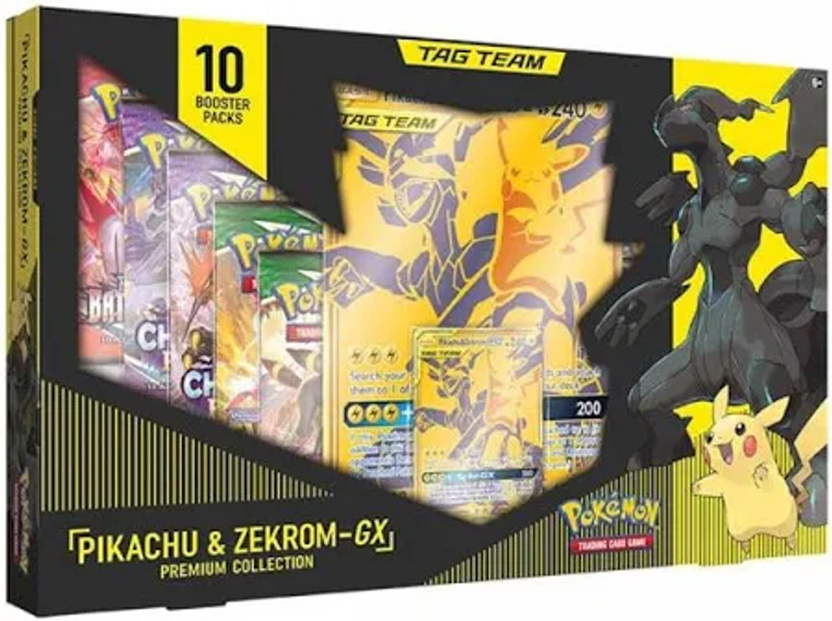 Pokémon TCG: Tag Team GX Premium Collection Pikachu & Zekrom Box