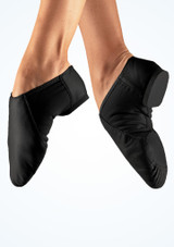 So Danca Split Sole Stretch Jazz Shoe - Black Black 2 [Black]