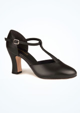 So Danca T Strap Character Shoe 3" - Black Black [Black]
