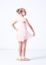 Move Dance Kacey Skirted Leotard Pink Back [Pink]