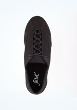 Move Dance Premium Sneaker Style Split Sole Jazz Shoe Black Top [Black]