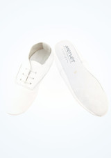 Merlet Jazzy Full Sole Jazz Shoes - White White Main 2 [White]
