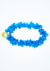 Assorted Hawaiian Lei Blue Top [Blue]