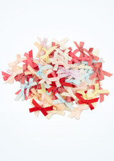 Satin Ribbon Bow - 100 Pieces Multi-Colour Main 2 [Multi-Colour]