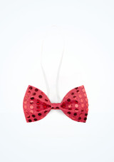 Sequined Bow Tie Pink Main [Pink]
