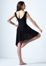 Move Dance Pandora Asymmetric Lyrical Dress Black Back [Black]