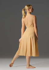 Move Dance Thalassa Cut Out Lyrical Dress Nude Back 4 [Tan]