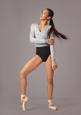 Move Dance Mila Ballet Dance Wrap Grey Front 4 [Grey]