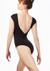 So Danca V Backless Leotard Black Back [Black]
