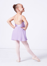 Bloch Juliet Girls Skirted Leotard Purple Back [Purple]