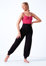 Bloch Genie Movement Pants Black Front 2 [Black]