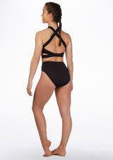 Bloch Floral Mesh Dance Brief* Black Back [Black]
