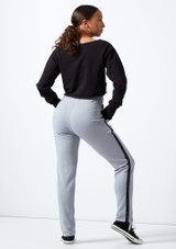 Bloch Cropped Logo Sweatshirt Black Back [Black]