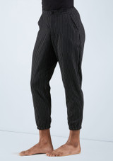 Weissman  Boys Cropped Pinstripe Pants Black [Black]