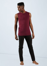 Weissman Unisex Mesh Back Tank Top [Black]