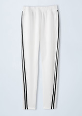 Weissman  Unisex Striped Jogger Pants White [White]