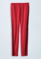Weissman  Unisex Striped Jogger Pants Red [Red]