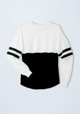 Weissman Oversized Color Block Top White [White]