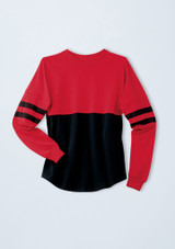 Weissman Oversized Color Block Top Red [Red]