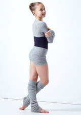 Move Dance Teen Daniella Knit Shrug Grey Back [Grey]