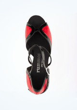 Rummos Isis  Dance Shoe 2.25"* Red-Black [Red]