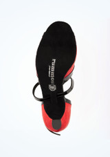 Rummos Isis  Dance Shoe 2.25"* Red-Black 2 [Red]