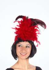 Charleston Feather Headband Red Main [Red]